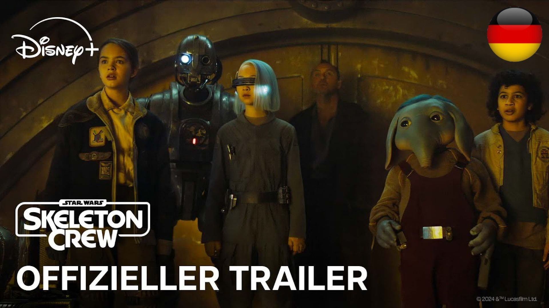 Star Wars: Skeleton Crew (2024) TV Serie / Trailer German Deutsch