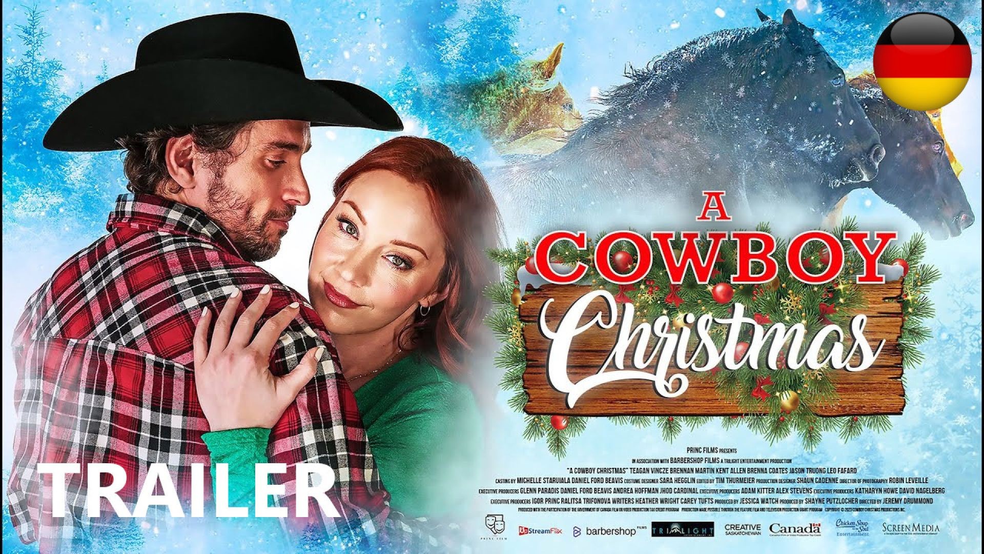 ⁣Ein Cowboy Zu Weihnachten / A Cowboy Christmas (2023) Trailer German Deutsch