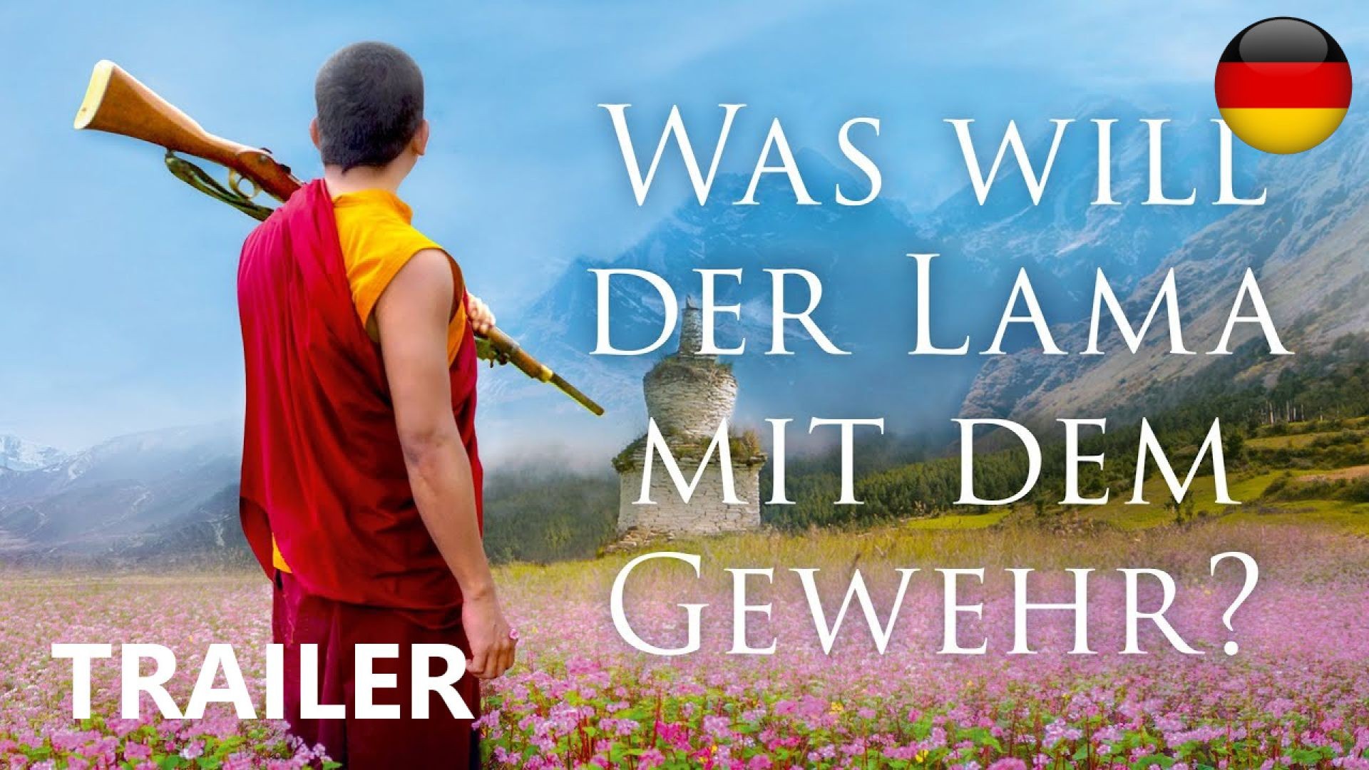 Was Will Der Lama Mit Dem Gewehr? / The Monk And The Gun (2023) Trailer German Deutsch